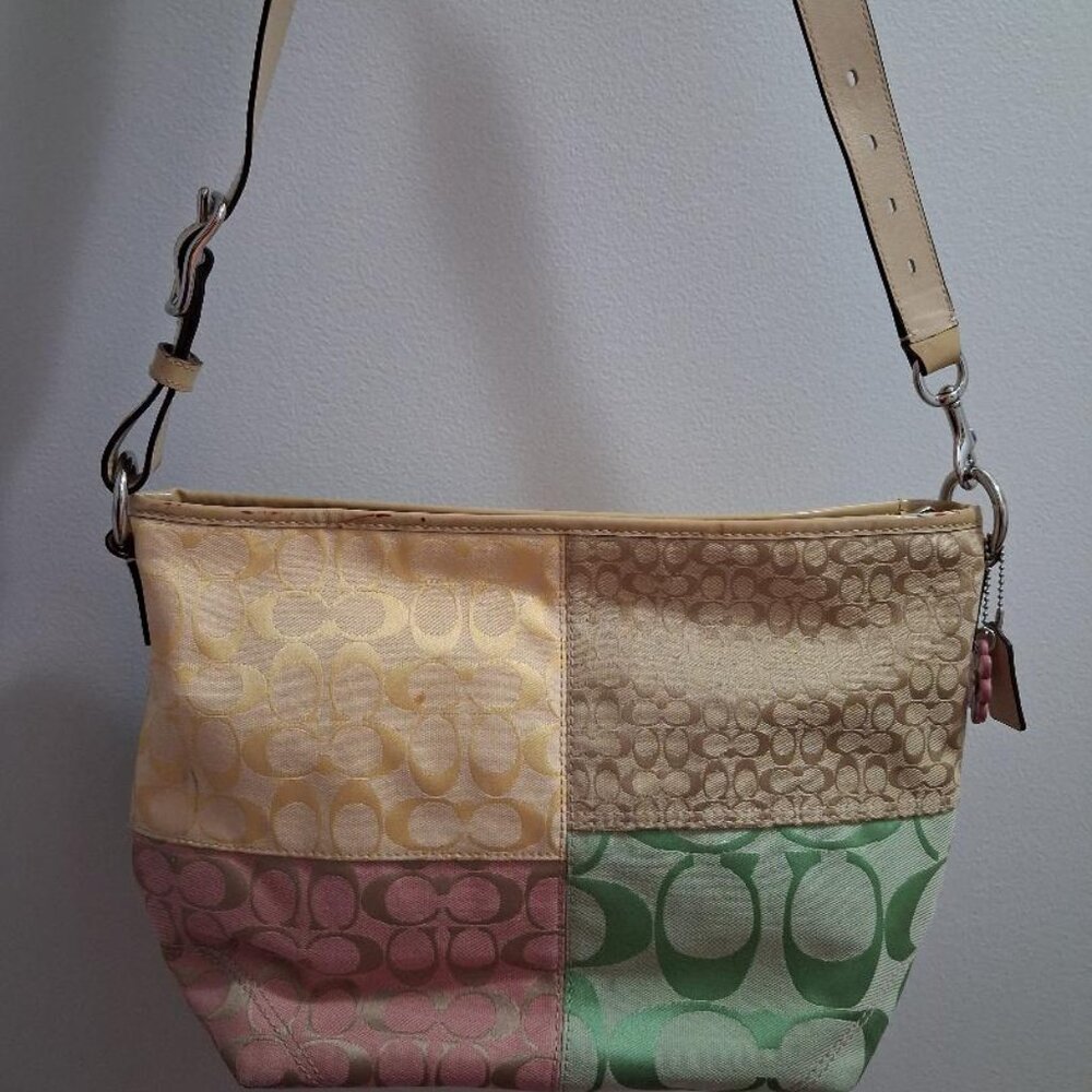 Coach Patchwork Shoulder or Hobo Style Bag